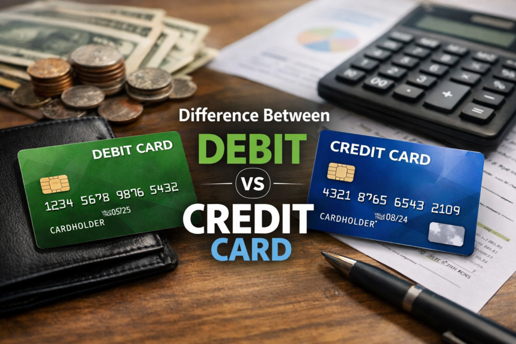 Difference Between Debit and Credit Card Explained Simply