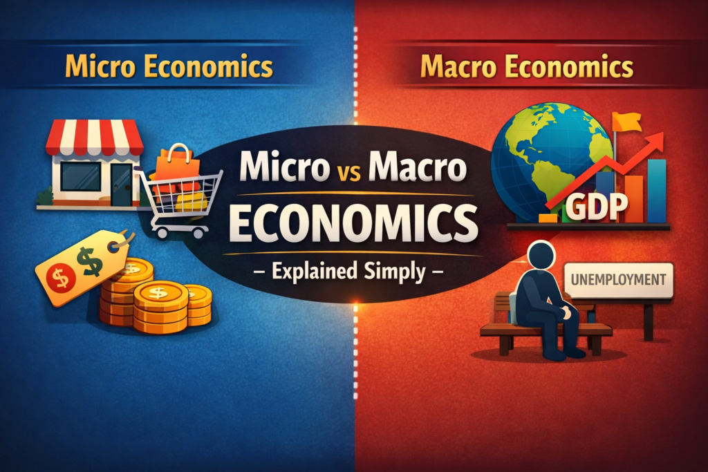 Micro vs Macro Economics Explained Simply With Examples For Beginners