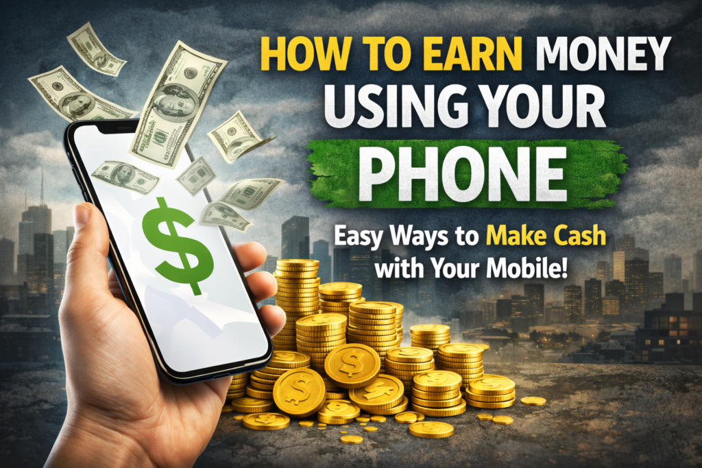 how to earn money using your phone